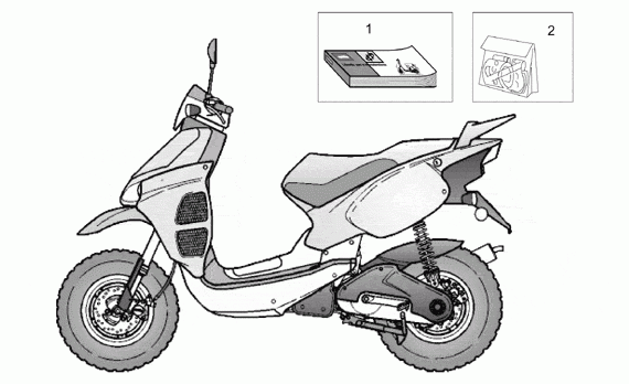 50 cc Scootterit