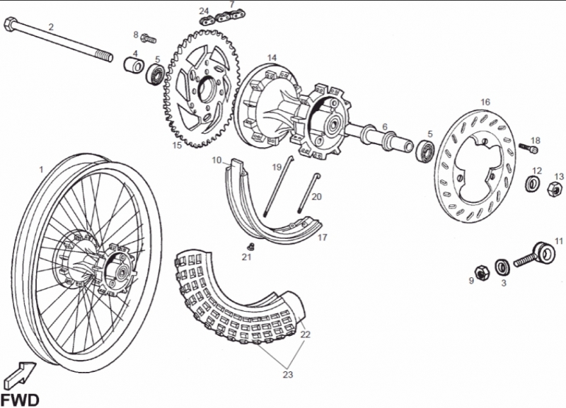 50 cc Enduro mallisto