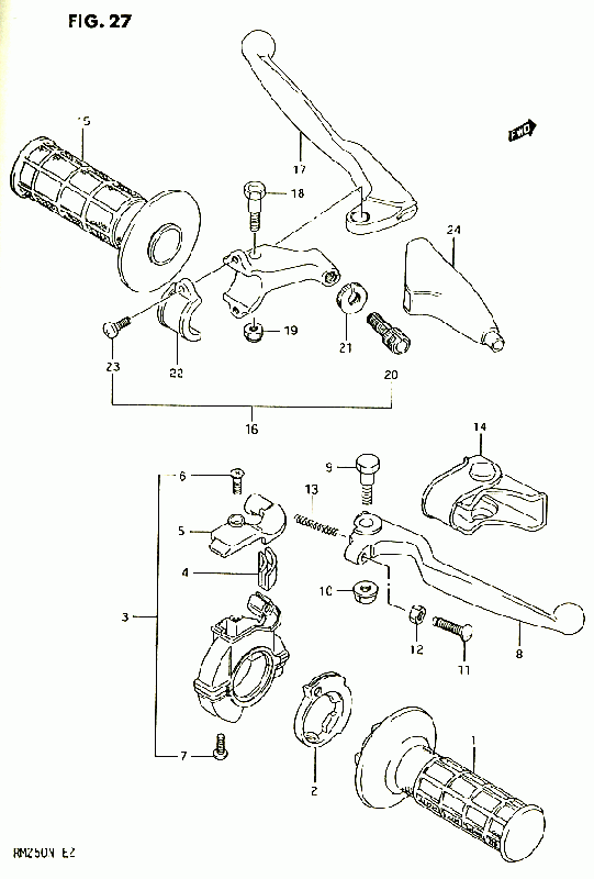 RM-250 Alkuperäisluettelot