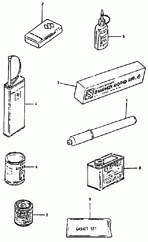 RM-80 Alkuperäisluettelot / Kuvastot