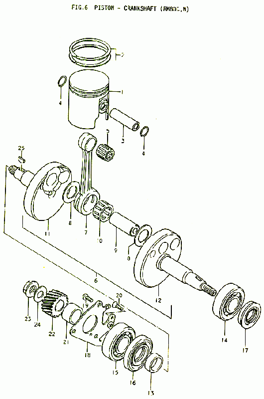 RM-80 Alkuperäisluettelot / Kuvastot