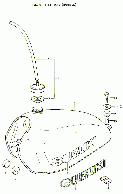 RM-80 Alkuperäisluettelot / Kuvastot