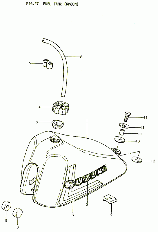 RM-80 Alkuperäisluettelot / Kuvastot