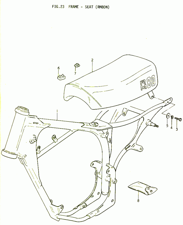 RM-80 Alkuperäisluettelot / Kuvastot