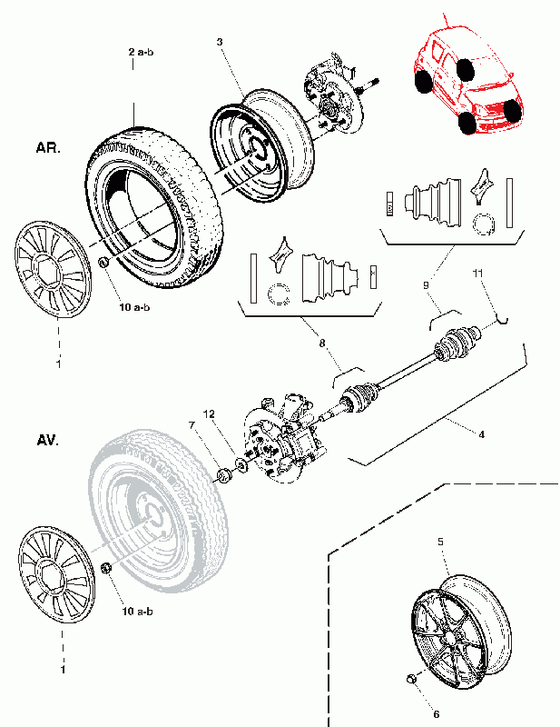 MicroCar mallikoht. osat