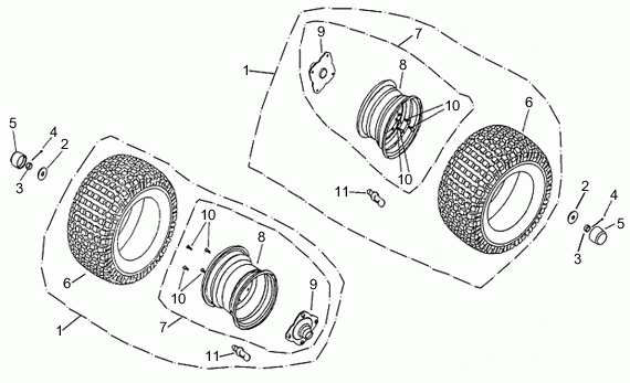 50-180 cc Nelipyörät