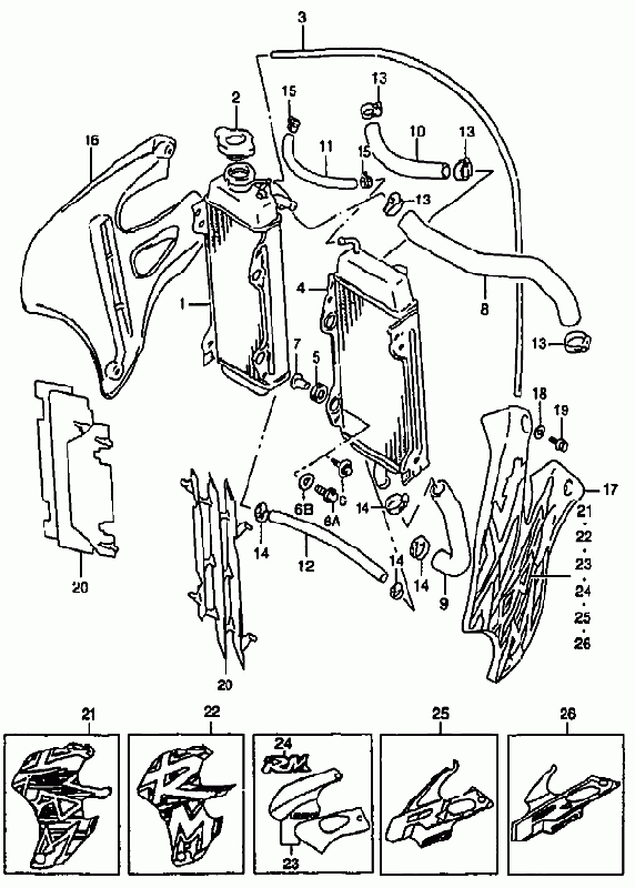 RM-250 Alkuperäisluettelot