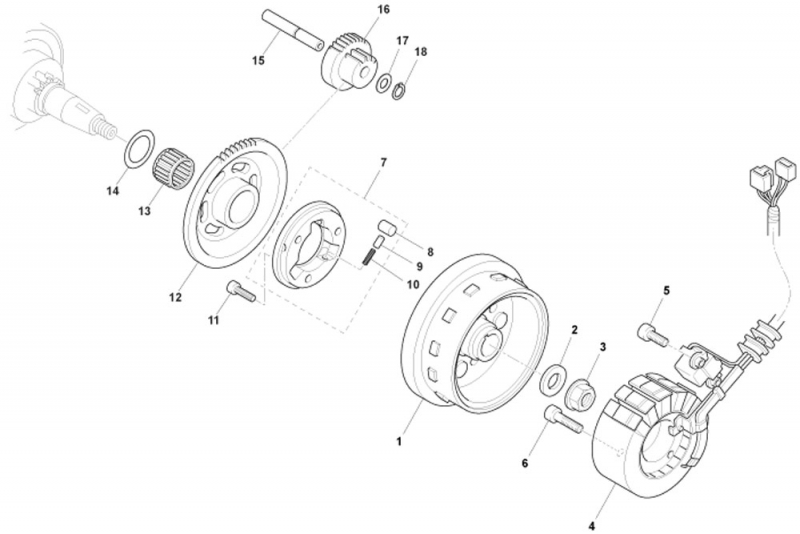 125 cc Alkuperäisosat