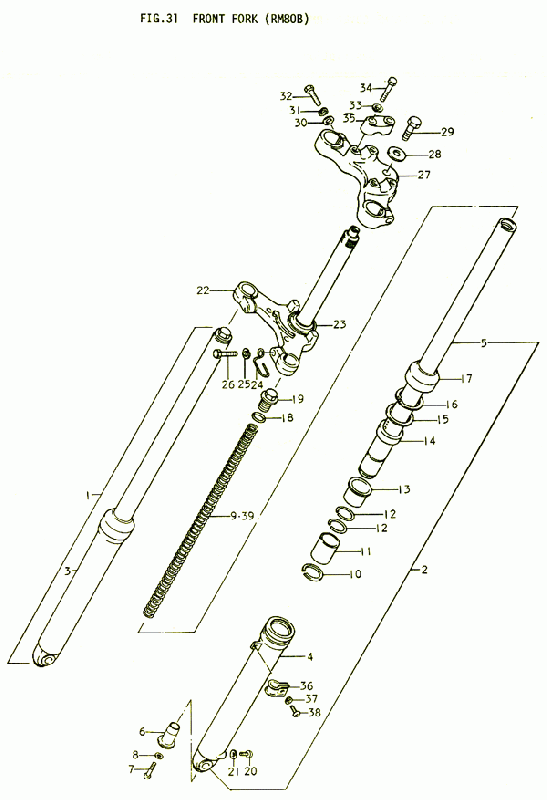 RM-80 Alkuperäisluettelot / Kuvastot