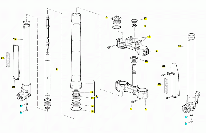 125 cc Alkuperäisosat