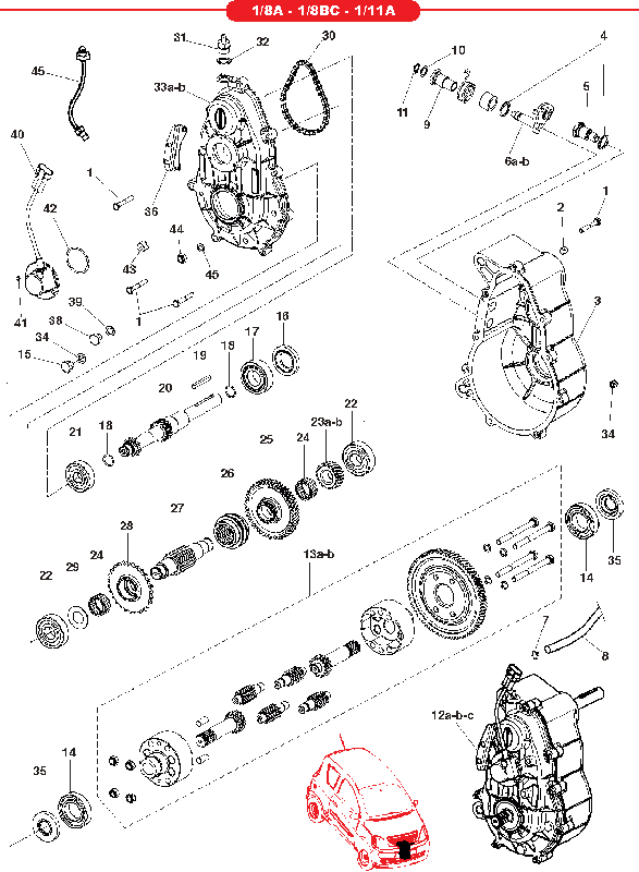 MicroCar mallikoht. osat