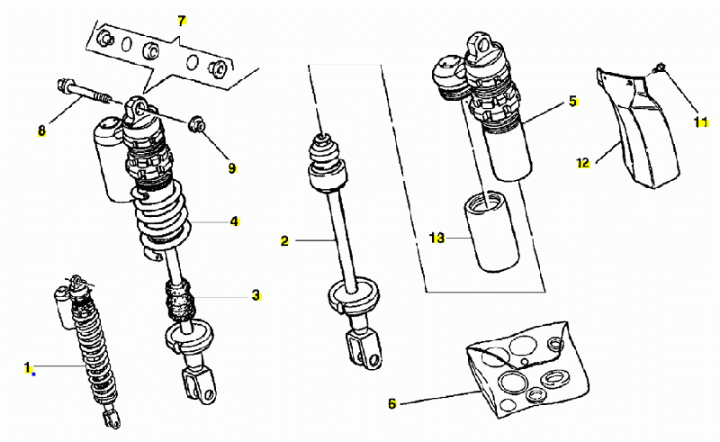 125 cc Alkuperäisosat