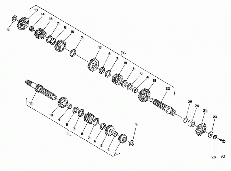 125 cc Alkuperäisosat