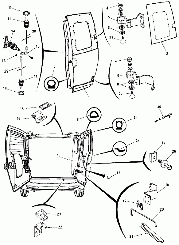 MicroCar mallikoht. osat