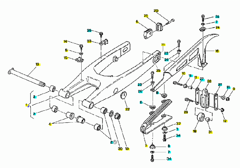 125 cc Alkuperäisosat