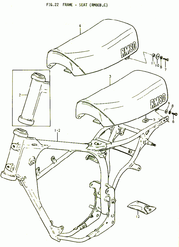 RM-80 Alkuperäisluettelot / Kuvastot