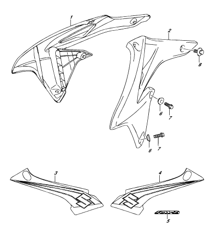 RMZ 250 Alkuperäisluettelot