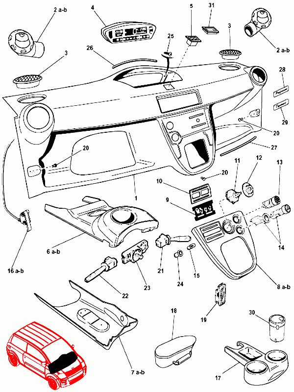 MicroCar mallikoht. osat