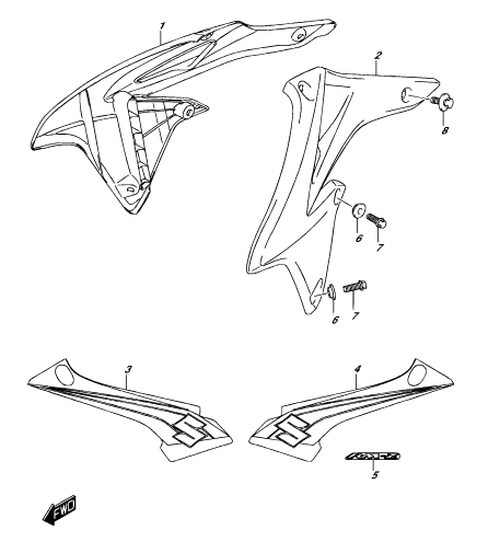 RMZ 250 Alkuperäisluettelot