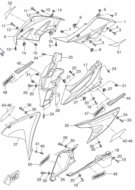 YZF 125 Mallit