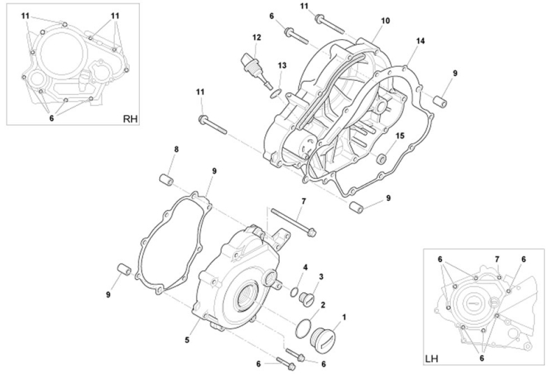 125 cc Alkuperäisosat