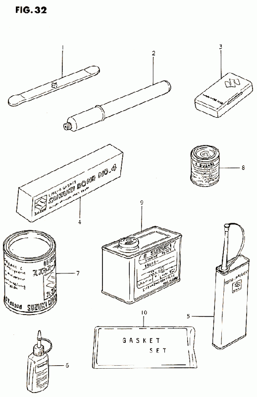 RM-80 Alkuperäisluettelot / Kuvastot