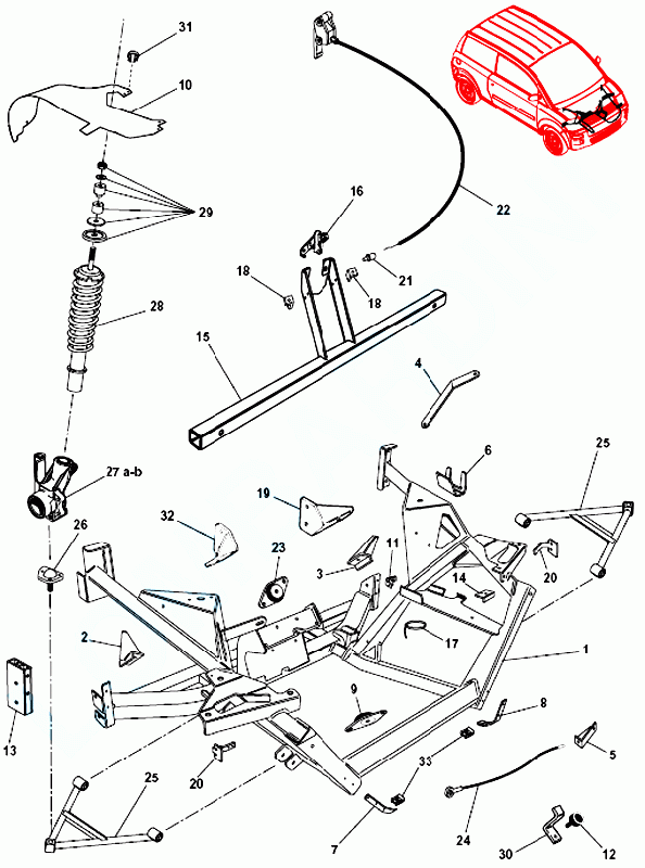 MicroCar mallikoht. osat