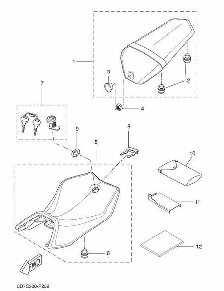 YZF 125 Mallit