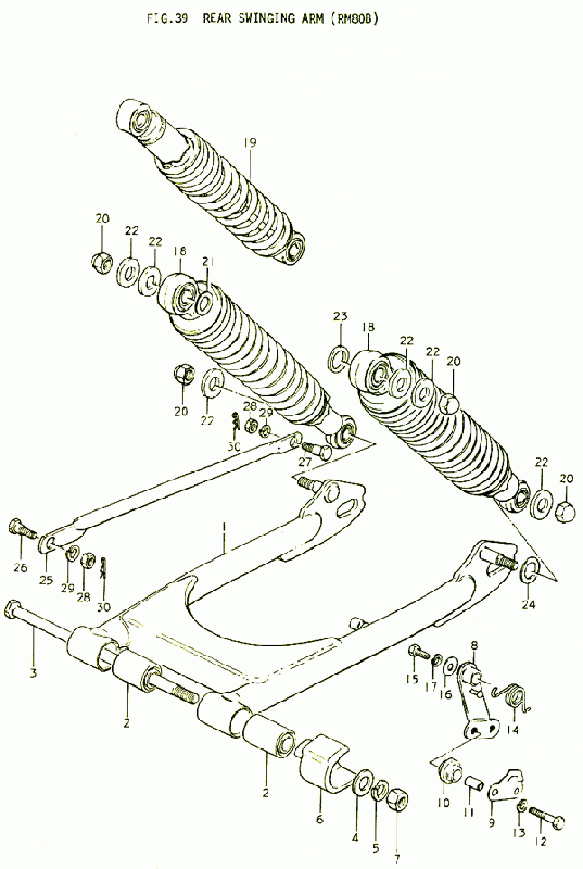 RM-80 Alkuperäisluettelot / Kuvastot