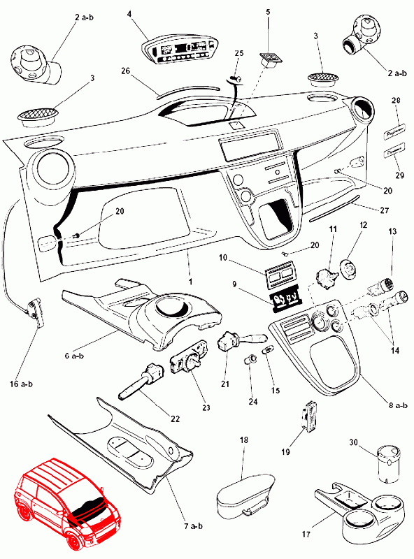 MicroCar mallikoht. osat