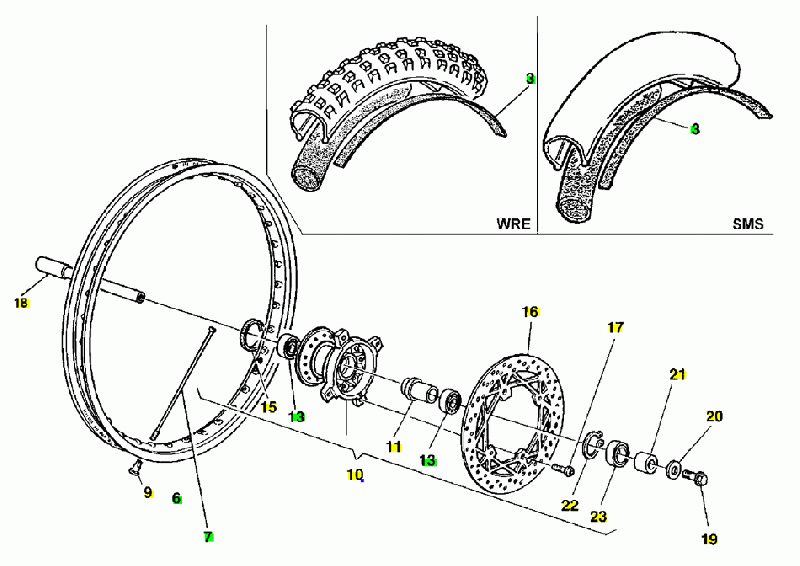 125 cc Alkuperäisosat