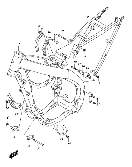 RMZ 250 Alkuperäisluettelot