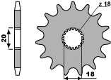 ETURATAS SUZUKI GS/DR125 Z14