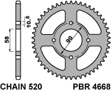 TAKARATAS HONDA Z45 C45 C.520