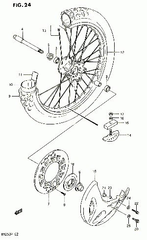 24-Etupyörä